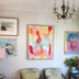 Eclectic art collection in lovely big Queenslander, Coorparoo, Brisbane